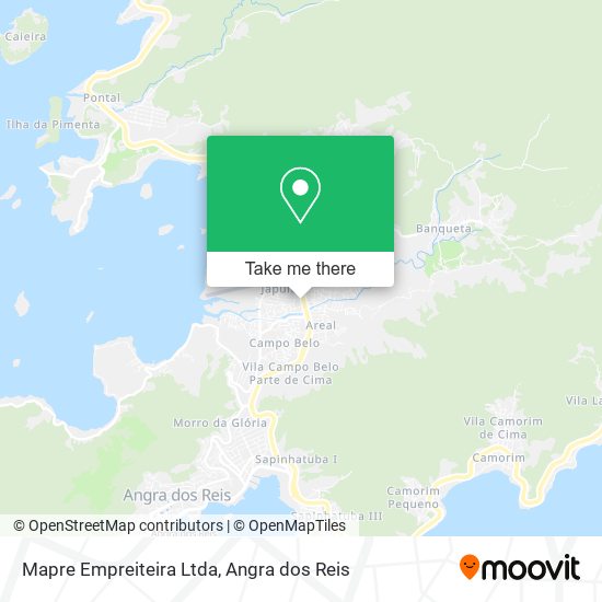 Mapre Empreiteira Ltda map