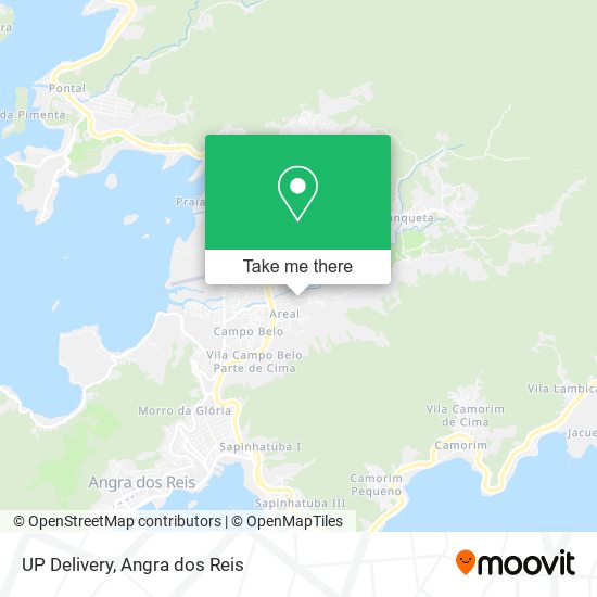 Mapa UP Delivery