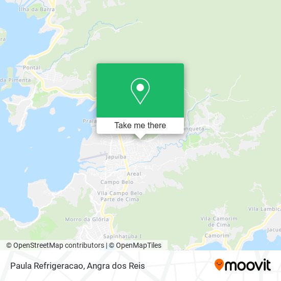 Paula Refrigeracao map