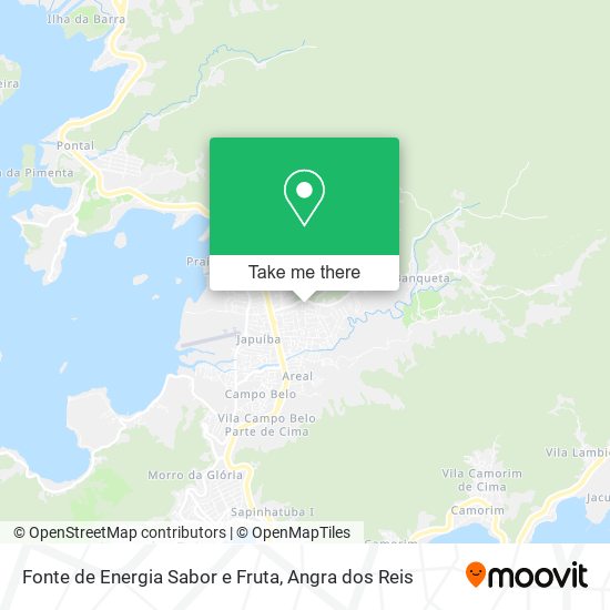 Fonte de Energia Sabor e Fruta map