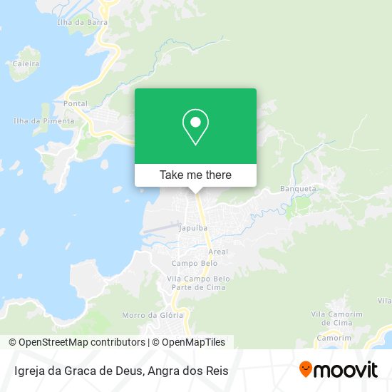 Mapa Igreja da Graca de Deus