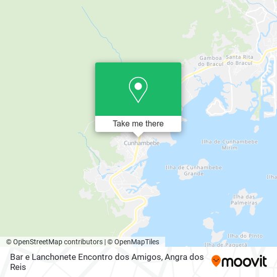 Bar e Lanchonete Encontro dos Amigos map