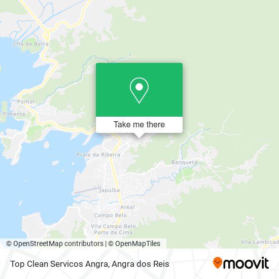 Mapa Top Clean Servicos Angra