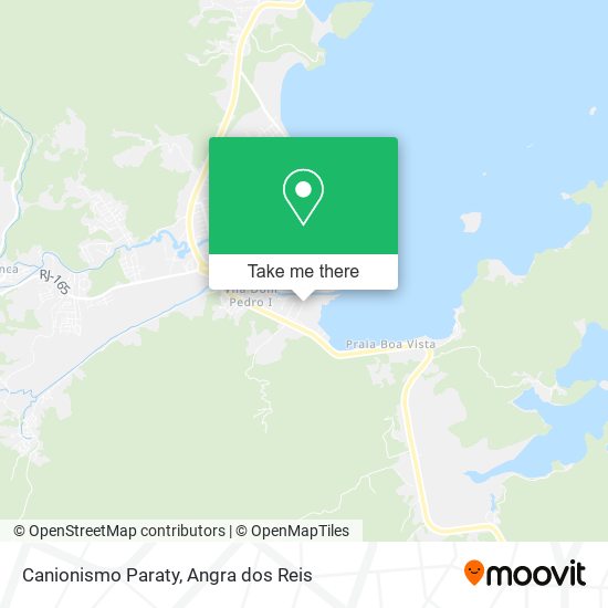 Canionismo Paraty map