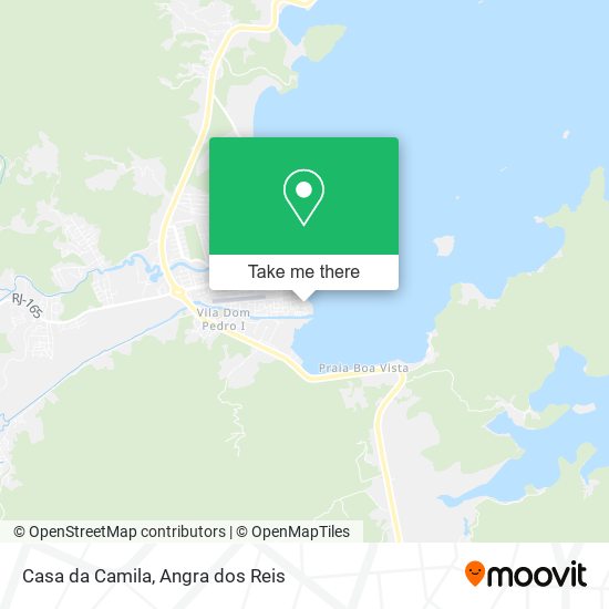 Mapa Casa da Camila