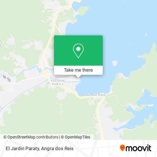 Mapa El Jardin Paraty