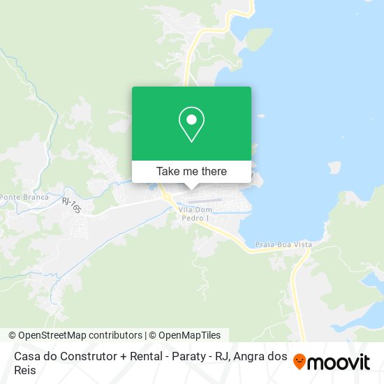 Mapa Casa do Construtor + Rental - Paraty - RJ