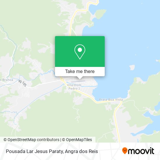 Mapa Pousada Lar Jesus Paraty