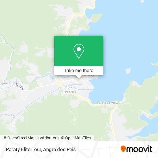 Paraty Elite Tour map
