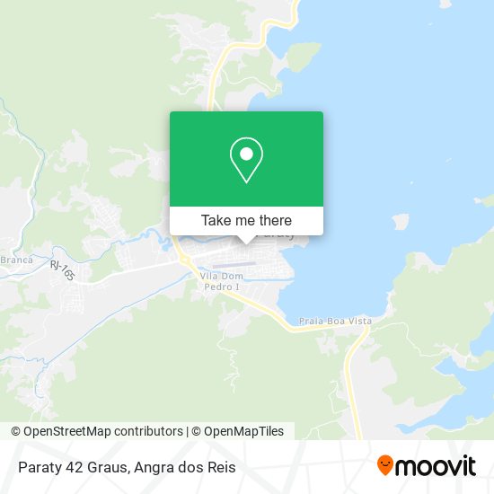 Mapa Paraty 42 Graus