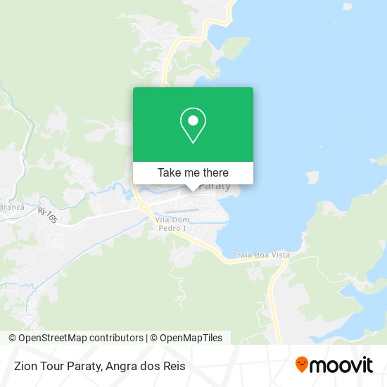 Mapa Zion Tour Paraty