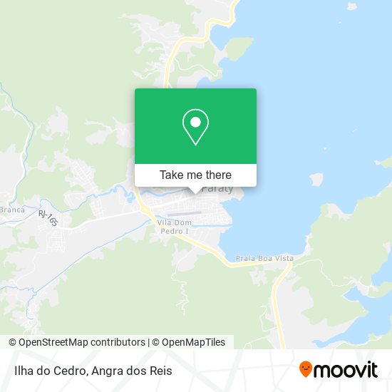 Ilha do Cedro map