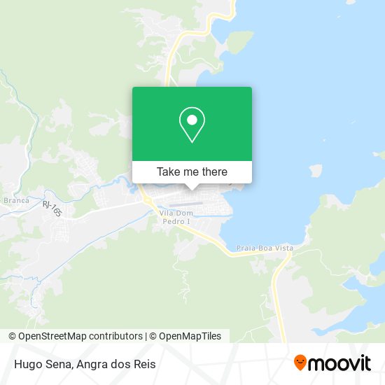 Hugo Sena map