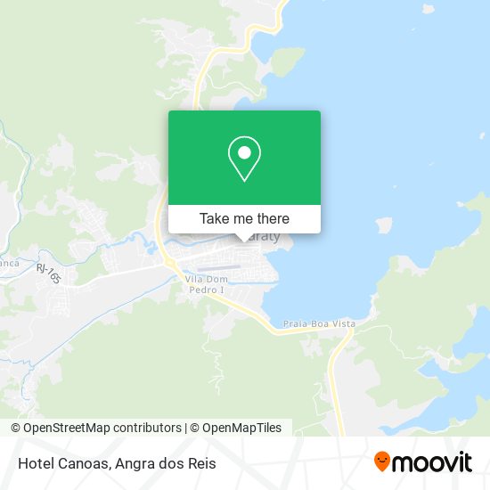 Hotel Canoas map