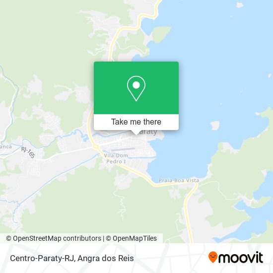 Mapa Centro-Paraty-RJ