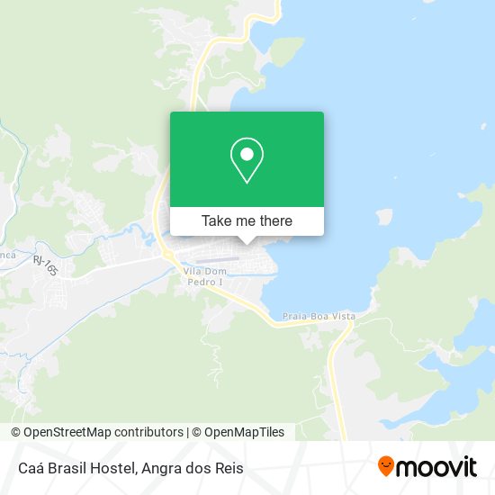 Mapa Caá Brasil Hostel