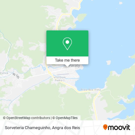 Sorveteria Chameguinho map