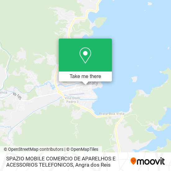 Mapa SPAZIO MOBILE COMERCIO DE APARELHOS E ACESSORIOS TELEFONICOS