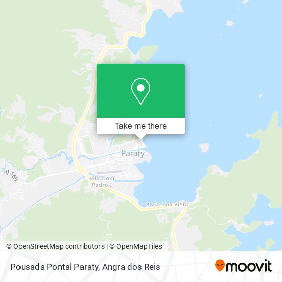 Pousada Pontal Paraty map