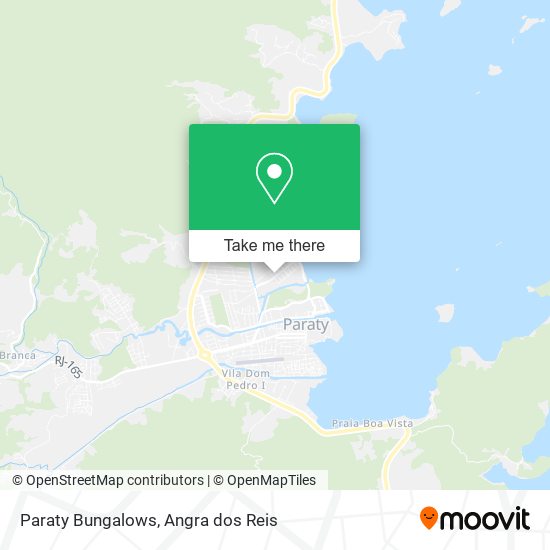 Paraty Bungalows map