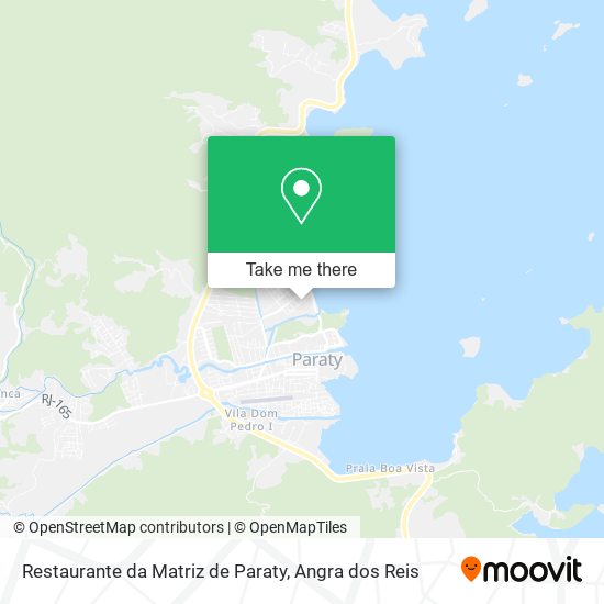 Mapa Restaurante da Matriz de Paraty