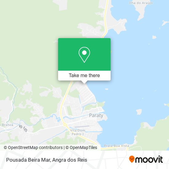 Mapa Pousada Beira Mar