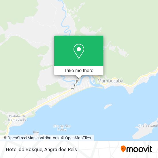 Mapa Hotel do Bosque