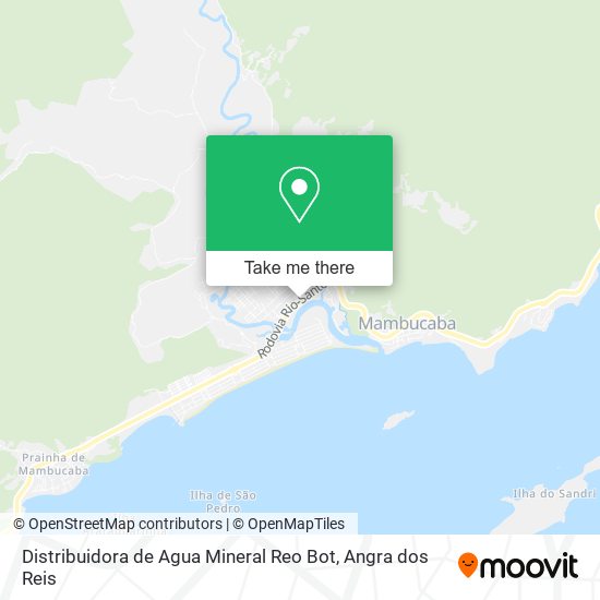 Mapa Distribuidora de Agua Mineral Reo Bot