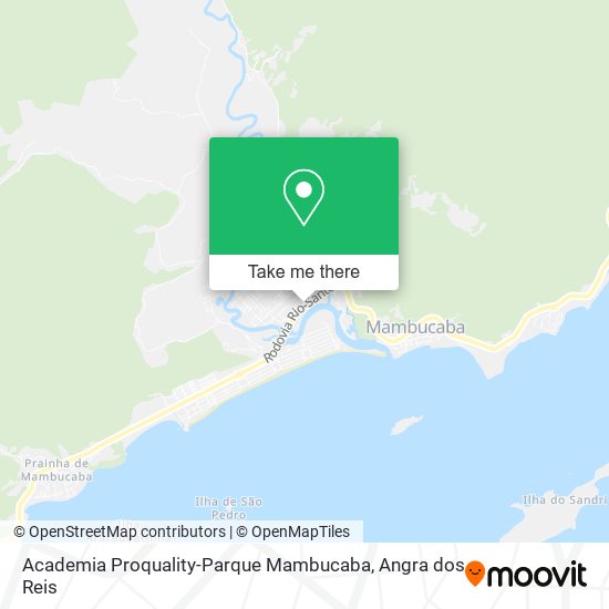 Mapa Academia Proquality-Parque Mambucaba