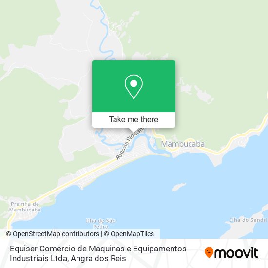 Equiser Comercio de Maquinas e Equipamentos Industriais Ltda map