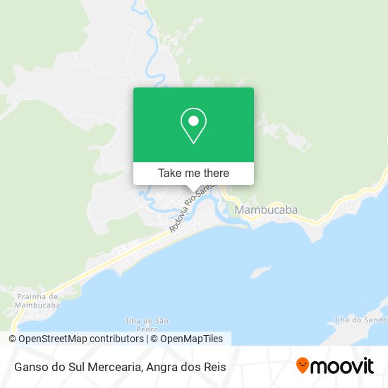 Mapa Ganso do Sul Mercearia