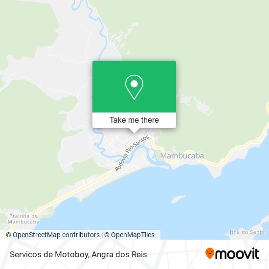 Mapa Servicos de Motoboy