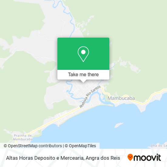 Altas Horas Deposito e Mercearia map