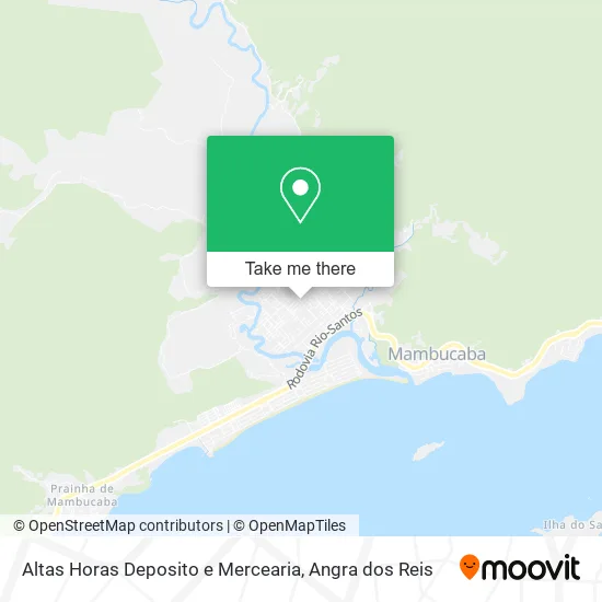 Altas Horas Deposito e Mercearia map