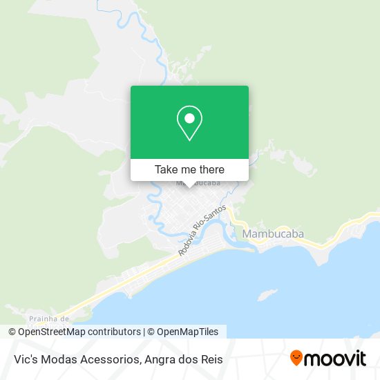 Mapa Vic's Modas Acessorios