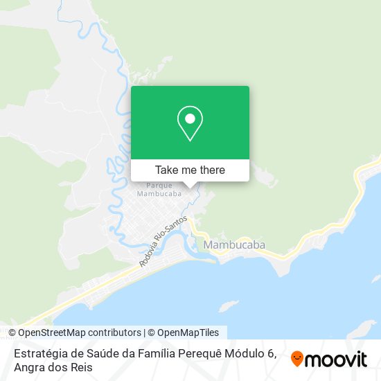 Mapa Estratégia de Saúde da Família Perequê Módulo 6