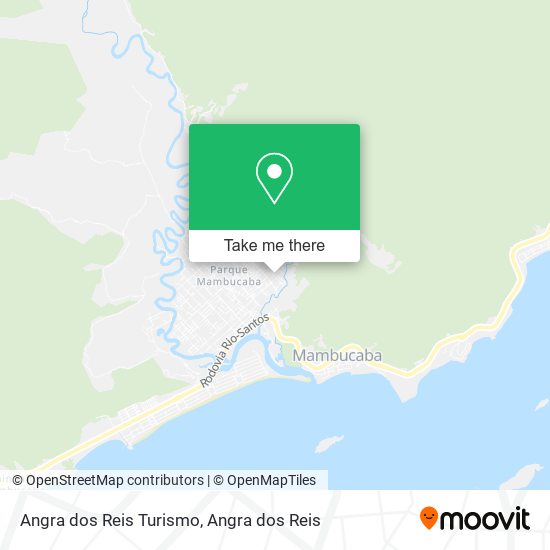 Angra dos Reis Turismo map