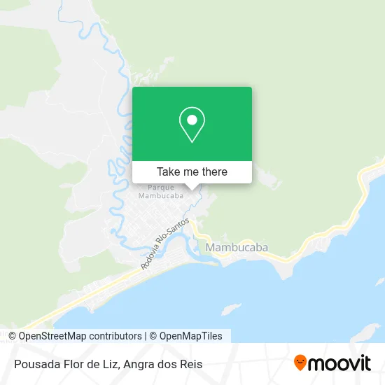 Pousada Flor de Liz map