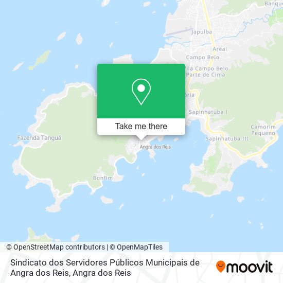 Sindicato dos Servidores Públicos Municipais de Angra dos Reis map