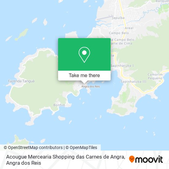 Mapa Acougue Mercearia Shopping das Carnes de Angra