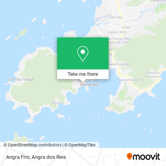 Angra Frio map