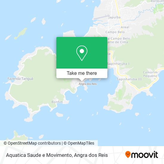 Mapa Aquatica Saude e Movimento