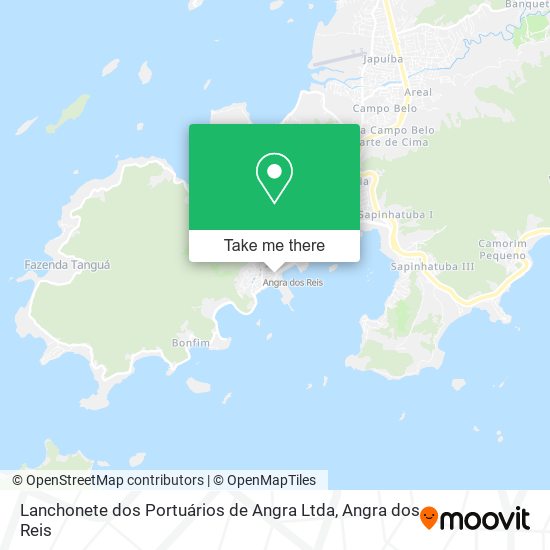 Lanchonete dos Portuários de Angra Ltda map