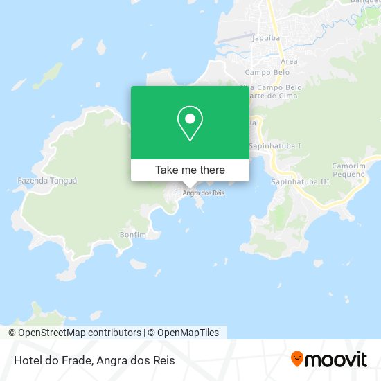 Hotel do Frade map