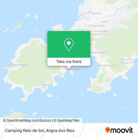 Camping Raio de Sol map