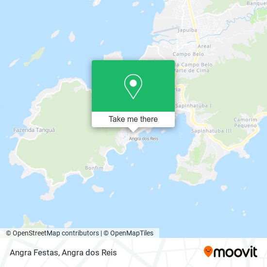 Angra Festas map