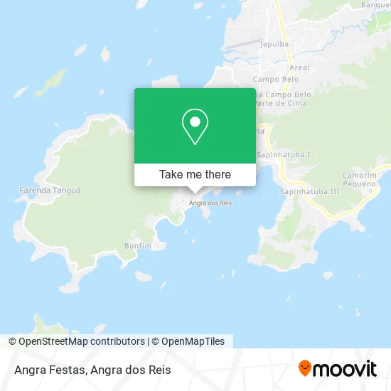 Angra Festas map