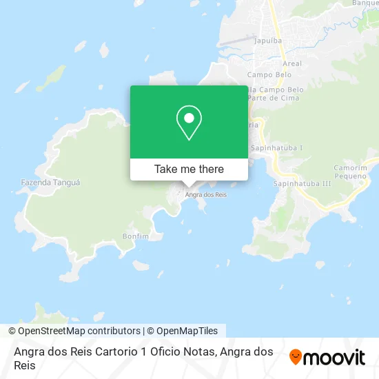 Angra dos Reis Cartorio 1 Oficio Notas map