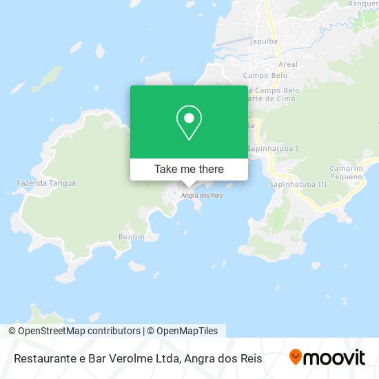 Mapa Restaurante e Bar Verolme Ltda