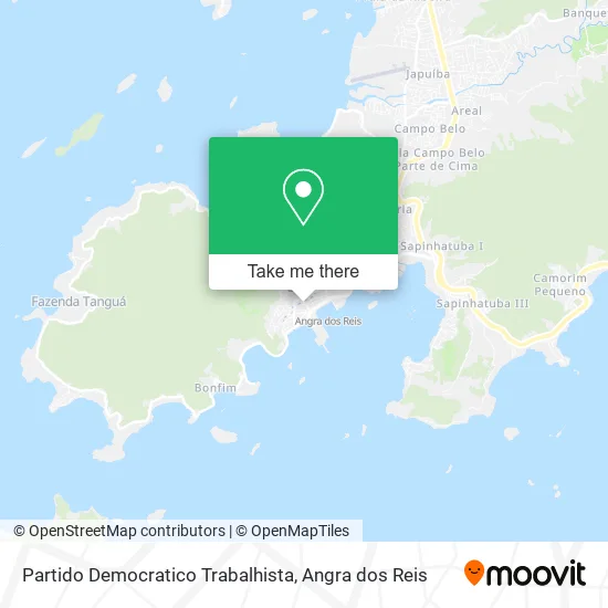 Partido Democratico Trabalhista map